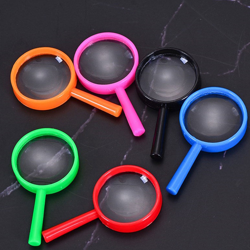 Electronics Repair Hobby - 6Pcs Bright Colored Plastic Magnifiers Portable