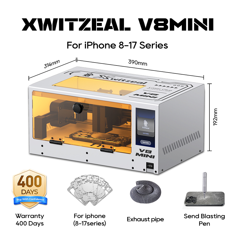 Xwitzeal® V8 MINI Laser Glue R - đánh giá và giá Electronics Repair Tools